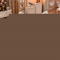 邦美居欧式实木餐桌椅组合,雕花描金长方形餐桌餐椅,型号:111#