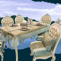 漫菲罗牌欧式绣花餐桌布,ZB-BFL001型巴弗洛克餐桌布,流行复古时尚色调