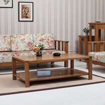 源氏木语Y0242全实木橡木茶几,极简主义设计,凸显现代宜家风情