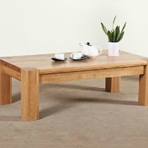 原始原素自然田园风格客厅茶几,实木方形家居茶桌,型号D-CJ-120