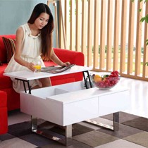 曼蒂摩尔多功能组合韩式茶几,纯实木工艺锻造升降台几,型号: CJ