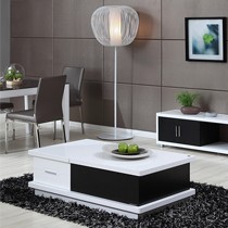 全友家居钢化玻璃茶几,现代简约茶几,客厅环保茶几120312-7JT