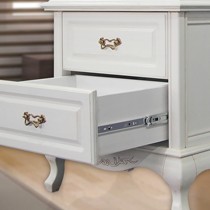 卡贝40cm不锈钢三节格式抽屉轨道,尼龙卡扣轻松快装,型号CB-DG304