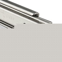 固特镀蓝锌侧装抽屉轨道,三节滚珠滑轨静音首选,55CM超长冷轧钢板导轨