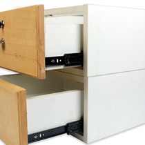 奥百隆牌加厚B级三节出口滑轨,滚珠滑轨,精制钢板材,优秀电镀工艺