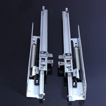 百隆半拉式侧面抽屉导轨,阻尼合金轨道,型号551H2600B