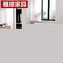 现代简约皮床,皮艺软床1.5米双人婚床,雅琼真皮床,环保皮床,排骨架床YQ973