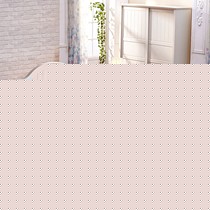 洪鑫经济型橡木条纹公主床,白色简约双人卧榻,型号: HX046