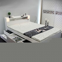 艾思迪K1抽屉收纳高箱储物床,现代简约双人板式床, 1.8米组装式箱体床