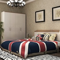 双虎1.8米双人大床,英伦乡村卧室成套家具,型号:TB-15YL001