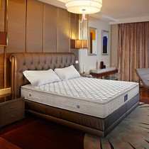 慕思席朦软硬双面两用,独立筒天然乳胶床垫,静音无声1.8m白色床垫