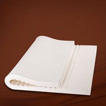 金橡树白色波浪形床垫,天然橡胶1.8m双人床席梦思,透气乳胶按摩垫