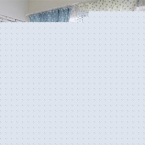 吉屋家居品牌韩式布艺窗帘,清新田园波点定制窗帘布,挂钩式JW2200100货号