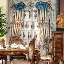 欧式奢华半透光纱帘,梅地亚高档定制装饰用窗帘纱,高档雪纱精致刺绣