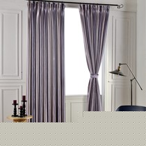 乐巢家居定制遮光窗帘,布艺仿真丝面料,渐变色挂钩式窗帘货号: 简约时尚