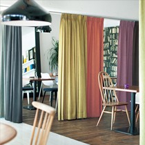 gafuhome定制挂钩式窗帘,gf1022-14简约纯色窗帘,全遮光落地窗帘