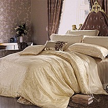 太湖雪100%蚕丝床上用品,欧式简约纯天然正品丝绸四件套凤尾花