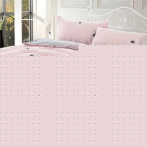 水之蓝简约田园印花床上四件套,纯棉透气植物花卉床上用品,XT13070