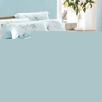 丝梦臣品牌天丝四件套,植物花卉2.0米床上套件,贡缎刺绣YTS-13货号