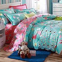 金喜路家纺床上套件纯棉四件套,田园公主风件套天猫正品特惠