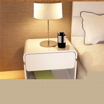 简式家居BTG033简约现代床头柜,板式环保边柜,大容量角柜