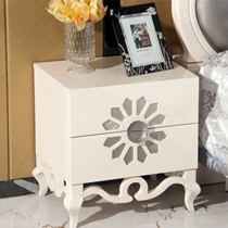 舒庭家居环保人造板组装床头柜,欧式立体花卉造型柜,型号: 281
