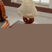 威梦诗皮艺床头柜,新古典双抽式床头柜,20型巧克力色实木边床头柜