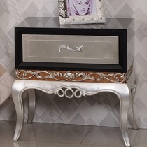 梵可可新古典别致床头柜,YL-02卧室床头艺术板式装饰柜,卧房储物柜