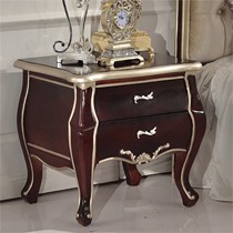 Coqido/卡琪朵BC01新古典箱框结构床头柜,实木床头收纳柜