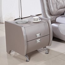 芭菲皮艺现代简约床头柜,时尚大方床头必备,储物功能可定制床头柜