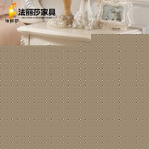 欧式风格床头柜,法丽莎立体雕花实木床头储物柜,双抽床头柜环保漆零甲醛