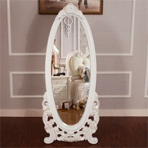 简雅佳家居欧式穿衣镜,豪华落地试衣镜,雕花圆形穿衣镜709
