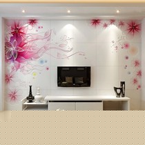 欧珀雅彩绘幻彩中式瓷砖,3D浪漫水晶之恋百搭背景墙瓷砖,货号cz031