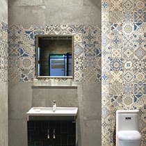 甲一堂韩式田园仿拼花瓷砖,时尚多款仿古墙砖,BCHZ03卫生间瓷砖