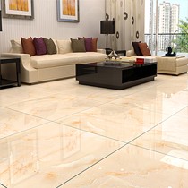 珊瑚海全抛釉欧式客厅室内地砖,仿石纹胭脂玉瓷砖,型号: QM8107A