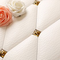 纳杰白色菱形皮纹砖,背景墙欧式瓷砖,LP001背景墙仿软包砖