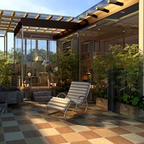 鹰牌仿古咖啡色方形瓷砖,仿石纹耐磨陶瓷地砖,型号:TF0PM-T01