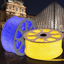 立木黄白蓝阻燃塑料LED灯带,5050贴片节能灯条,型号: LM5050