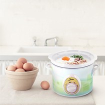 Midea/美的绿色小清新文武双火BB煲,全能陶瓷内胆迷你电炖锅