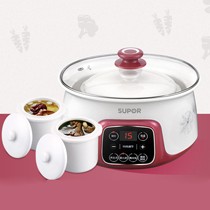 白瓷隔水电炖锅,苏泊尔燕窝炖盅煲汤锅,DZ16YC812-35智能电炖盅