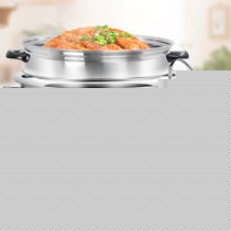 爱德不锈钢5升电饭煲,带蒸笼多功能电饭锅,型号: CFXB50-SN90E