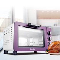 忠臣15L迷你小烤箱,LO-15L紫色八项全能烘焙箱,立式机械式电烤箱