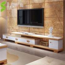 尚金装家私现代中式榉木组装电视柜,白色玻璃电视柜,型号: myspsmdsg-11
