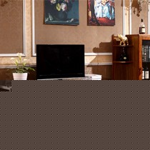 丽林家具现代中式乌金木电视柜,实木结构厚实沉稳,型号:8807