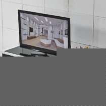 悦享人生黑白色伸缩组合电视柜,钢化玻璃烤漆耐磨易清洁,三格储物抽屉设计