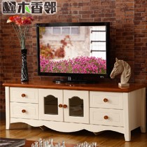木香邻地中海板式电视柜,茉莉花白哑光电视柜,型号ADLS-5001T#