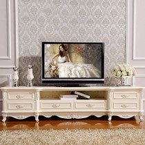 Fk006型板式电视柜,拉菲曼尼欧式电视柜,六抽式描银雕花电视柜