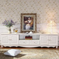 优家优乐韩式田园雕花电视柜,艺术图案收纳功能组装电视柜,货号609