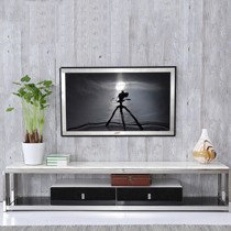 烤漆工艺现代时尚电视柜,金属框架两抽式大理石地柜,大师设计栢菲莱斯853