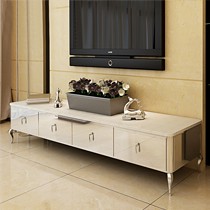 LKWD/洛克威登环保免漆电视柜,大理石台面不锈钢电视柜,型号: 990